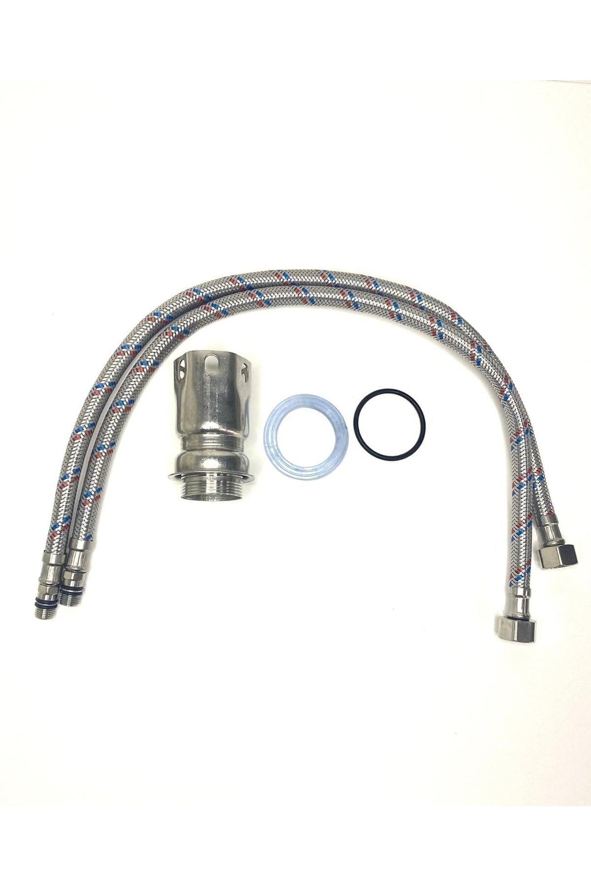 Inox Arıtmalı Lüks Mutfak Bataryası (SICAK SOĞUK GİRİŞLİ, PİRİNÇ MALZEME)