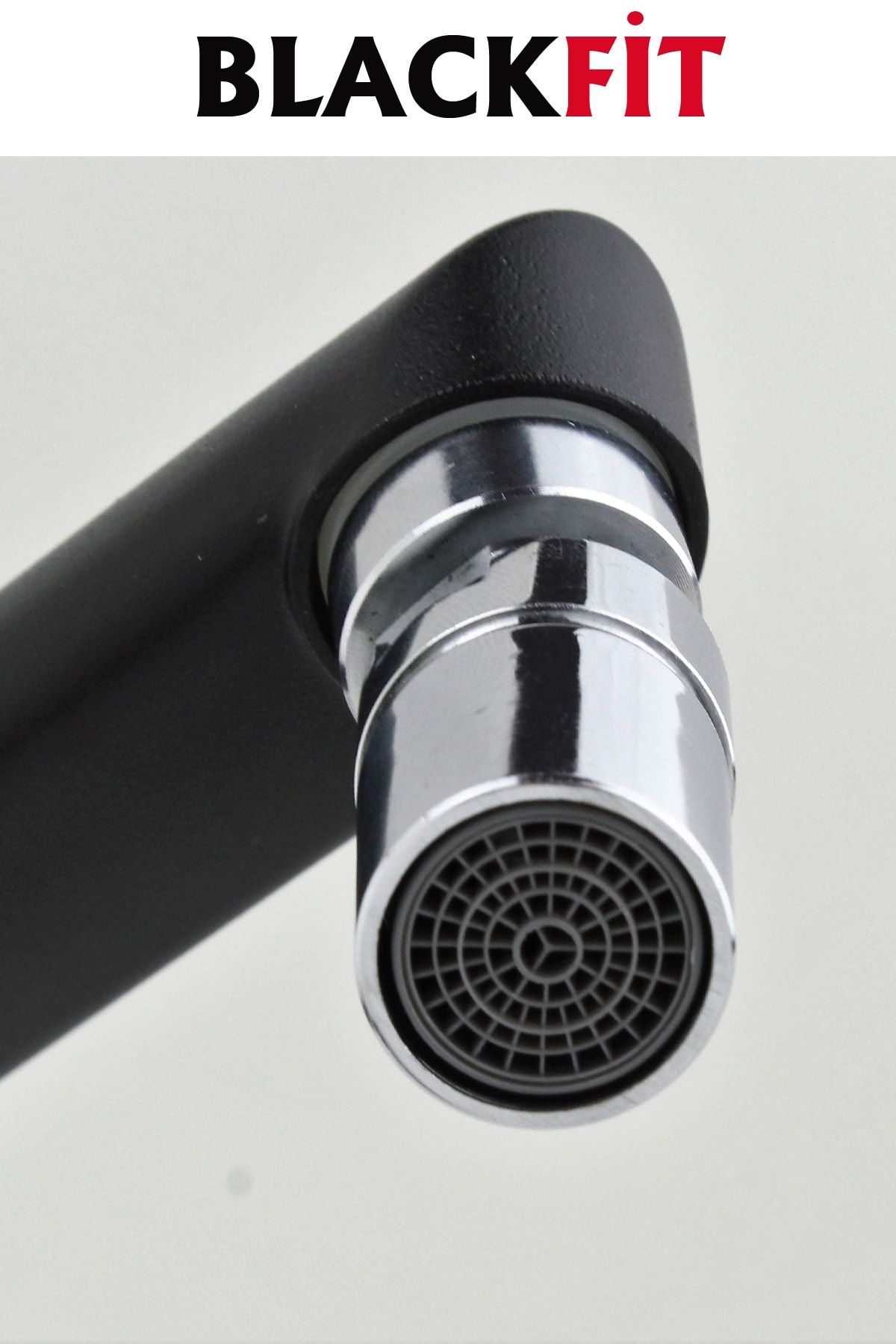 Siyah Mix Mutfak Evye Bataryası 5 Yıl Garantili Aç Kapa Perletörlü Musluk Çeşme