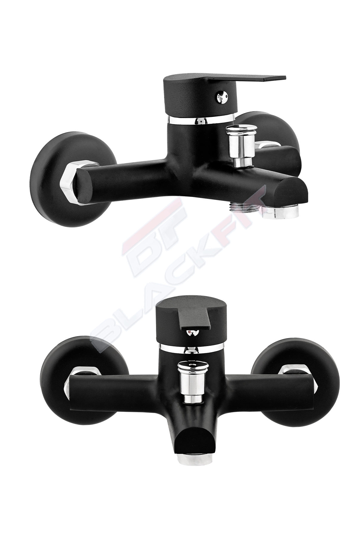 Delta Siyah Mutfak Bataryası Tepe Duş Seti Duş Başlığı Batarya Seti