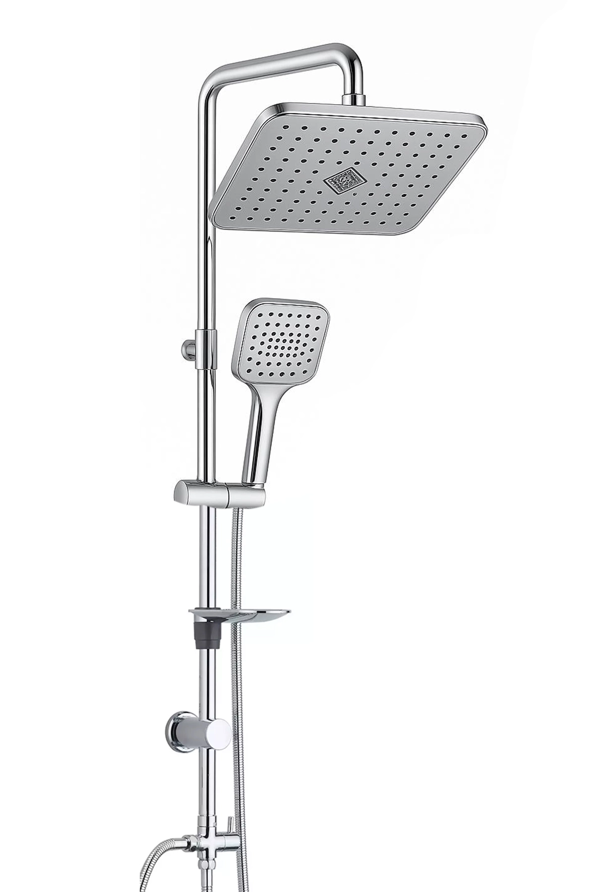 Krom Tepe Duş Seti Duş Başlığı Lavabo Banyo Bataryası Çeşme Banyo Seti